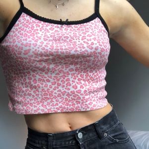 BRANDY PINK CHEETA TANK